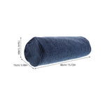 coussin lombaire housse polyester coton lit voyage couverture roulée moderne beigeclair texturelin