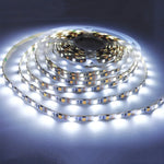 ruban led 60 led 5m blanc adhésif éclairage meuble rétroéclairage moderne salon blanc chaud