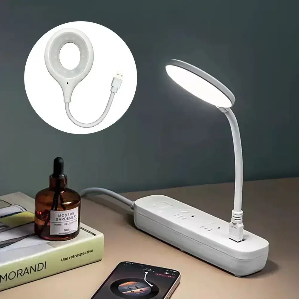 lampe table blanc moderne prise usb éclairage intensité variable veilleuse minimaliste led changeante commandée