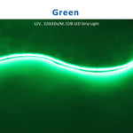 ruban led coB 5m 12v blanc chaud froid rouge vert bleu clips modernes