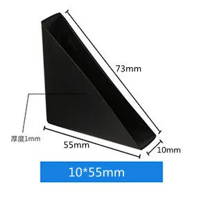 protector angle table noir anti collision adhésif moderne sécurité bébé