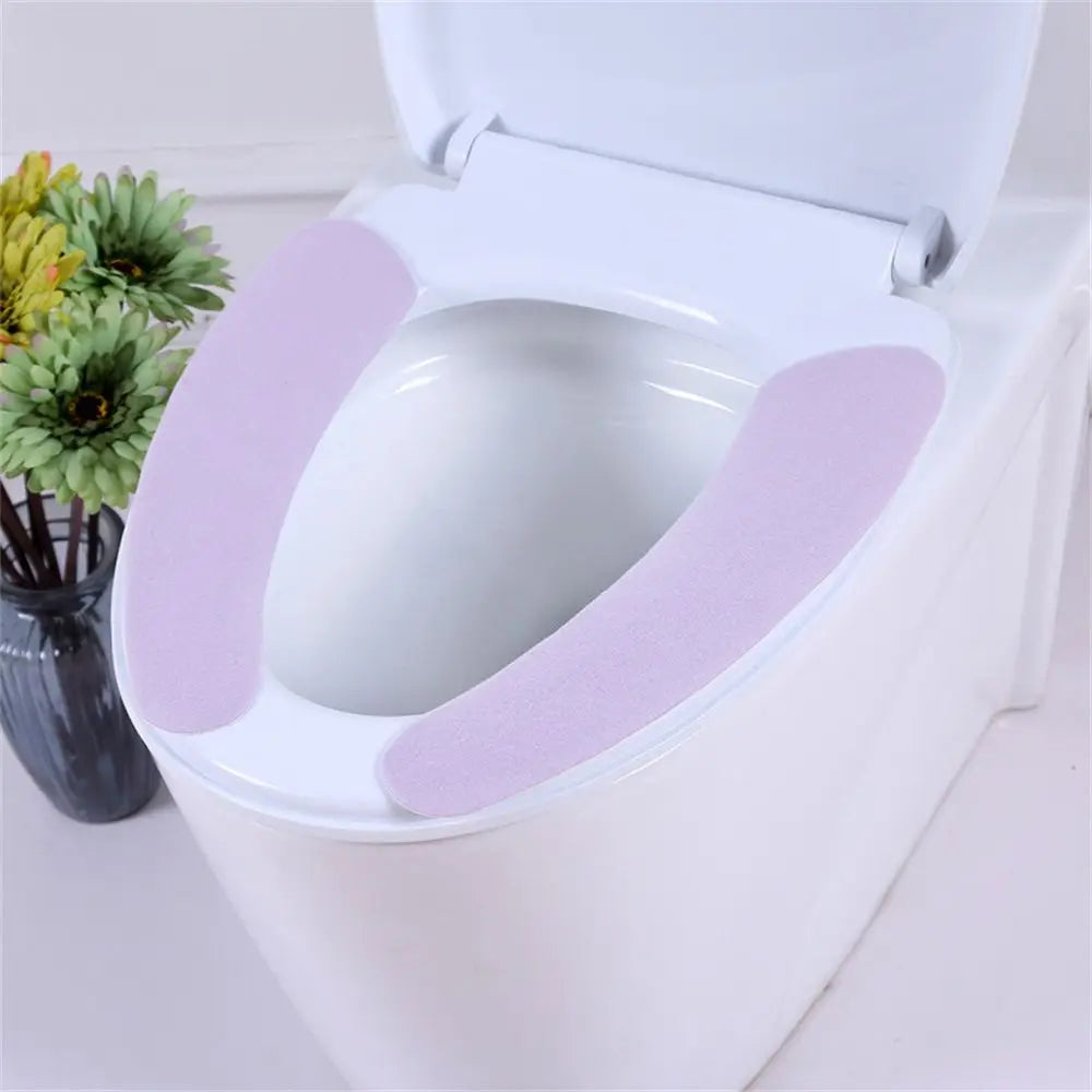 coussin toilette adhésif doux rose violet bleu vert imprimé animaux moderne respectueux environnement