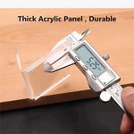 support panneau acrylique transparent moderne clips inclusion table affichage étiquettes prix square soft plastic