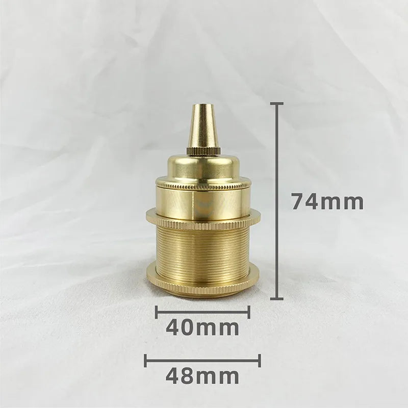 lampe poser vintage antique gold nickel natural brass rose gold métal poli fixations incluses