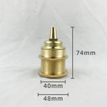 lampe poser vintage antique gold nickel natural brass rose gold métal poli fixations incluses