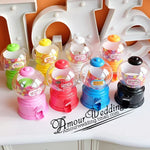 distributeur bonbons transparent classique rose jaune vert bleu noir blanc vintage
