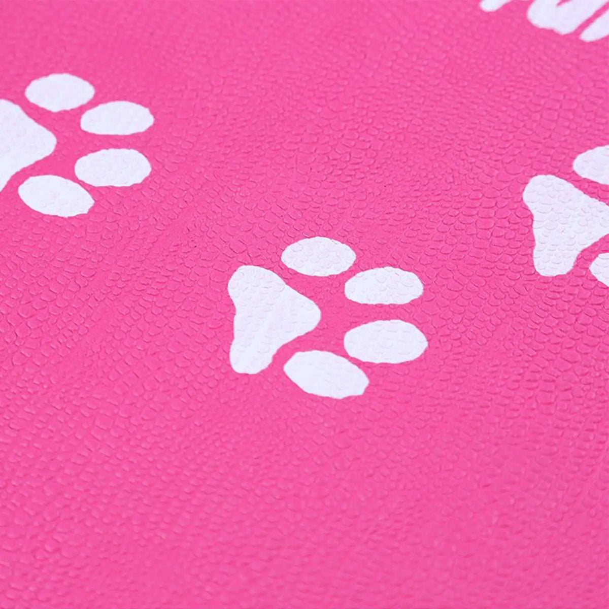 tapis antidérapant impermeable pvc chiens surf traction planches paddleboard kayak externe motifs pattes blancs