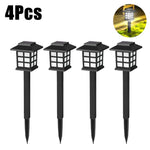 lumière solaire led moderne noire carré blanc ip65 extérieure jardin patio allée urgence
