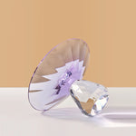 plateau dessert cristal transparent facetté moderne élégant fruits collations luxe