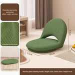 chaise lecture pliante moderne minimaliste tatami tissu texturé coussin salon japonais