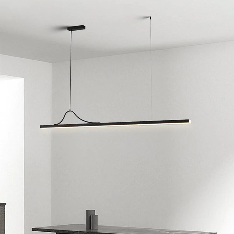 suspension lumineuse moderne pendentif led blanc noir marron clair minimaliste aluminium