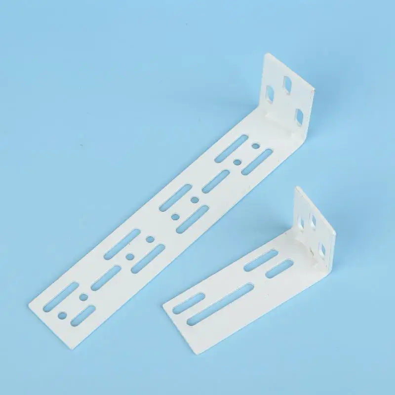 supports murals blancs modernes eyelets coton chanvre rideaux tringle fixations