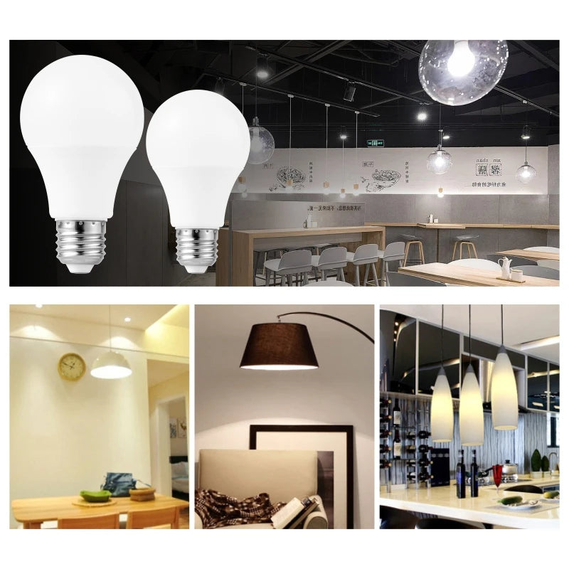 Ampoules LED E27 E14 blanc froid moderne 50000h 85+CRI 3W 20W