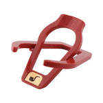 support rack pipe tabac noir rouge triangulaire encoche maintien plastique lisse brillant