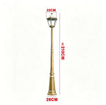 lumière rue extérieure or noir ip65 led moderne classique éclairage public ac 110v 240v