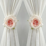 rideaux blancs velours roses classiques bleus rouges violets roses tissu