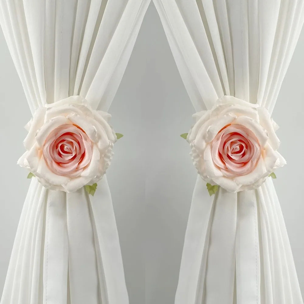 rideaux blancs velours roses classiques bleus rouges violets roses tissu