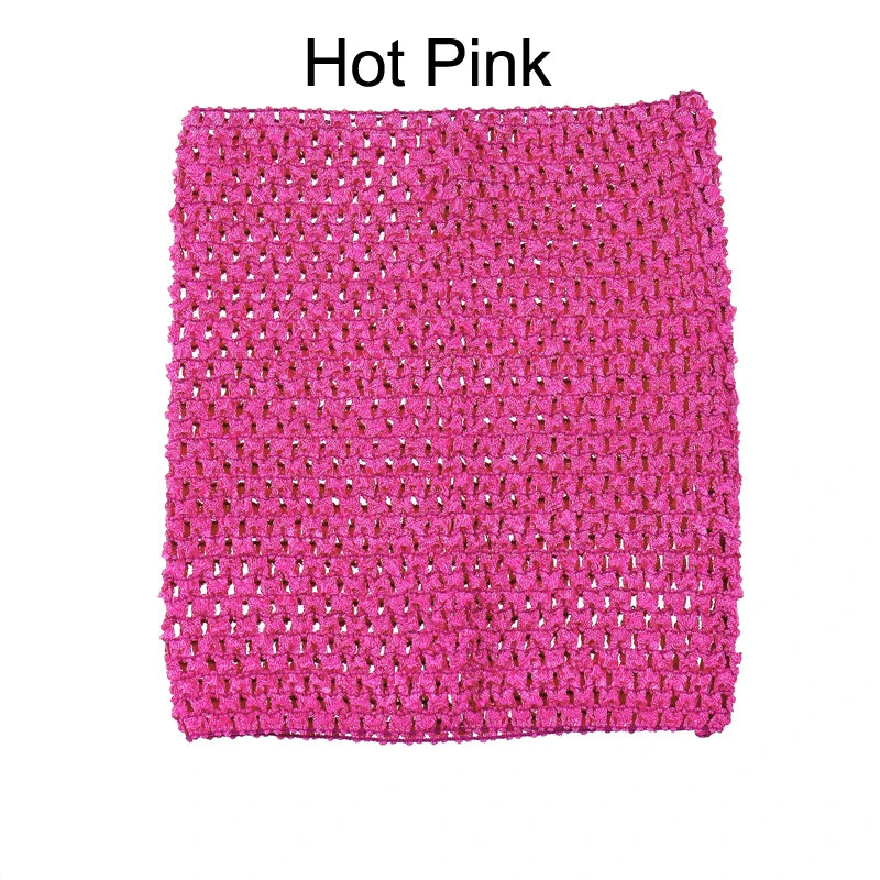 serviette crochet fait main motif rayures horizontales artisanale décoration maison enfant