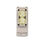 lampe torche rechargeable led beige noir vert olive moderne robuste deux diodes centralisée băng