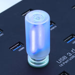 lampe led moderne adhésive usb blanc rose vert bleu opaques