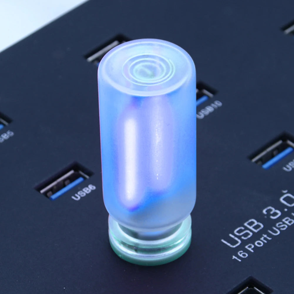 lampe led rechargeable transparente usb blanc rose vert bleu moderne minimaliste