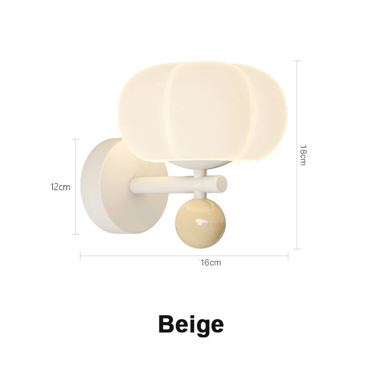 applique murale moderne blanc marron vert rouge éclairage quotidien chambre entrée étude fixée mur