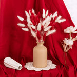 bouquet pampas séchés blanc rose bleu boho fluffly décoration maison anniversaire mariage party
