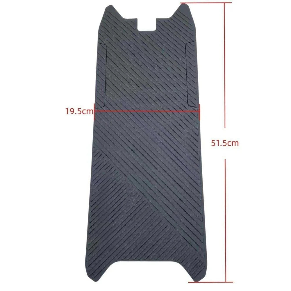 tapis antidérapant silicone noir protection planche scooter moto électrique 19cm 51cm texturé industriel