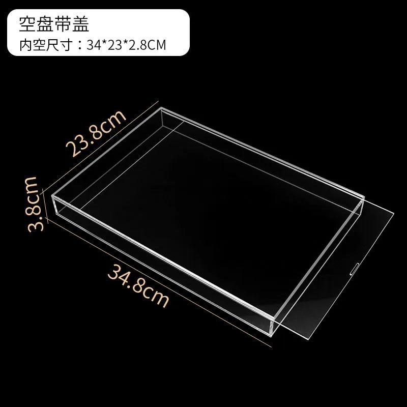 boîte bijoux transparente pliable rangement réutilisable moderne respectueux environnement