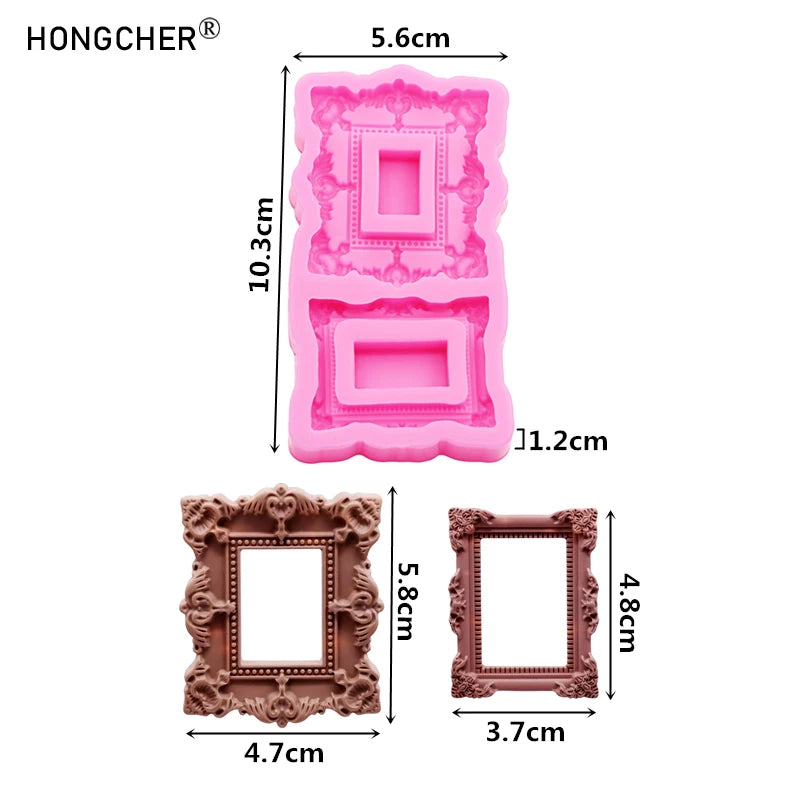 moule silicone rose baroque classique décoration gâteau chocolat savonnette artisanale transparente cuisine artisanat