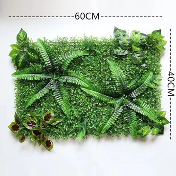 plante artificielle feuillage vert fleurs rouges décoration jardin extérieur naturel moderne fête maison