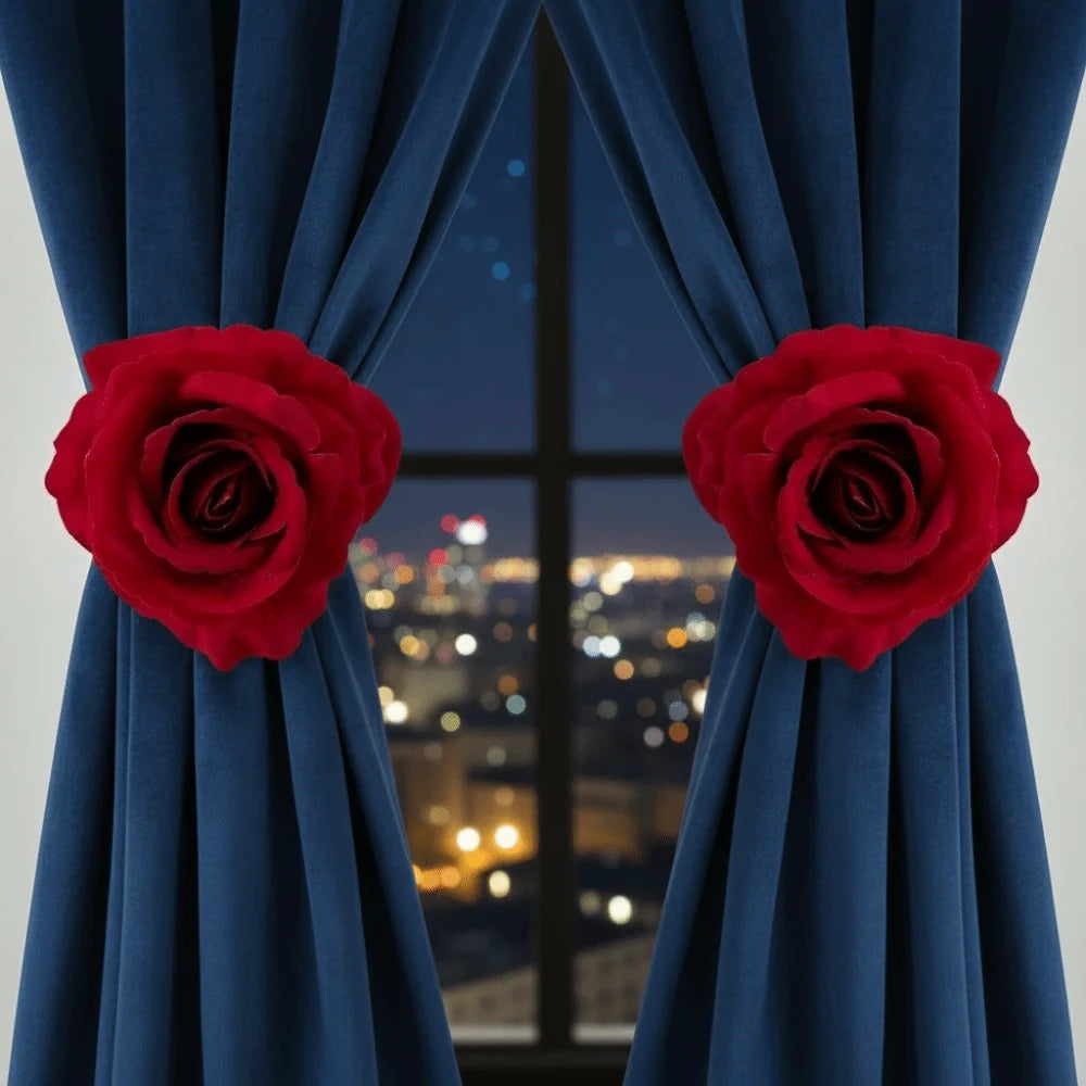 rideaux blancs velours roses classiques bleus rouges violets roses tissu
