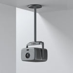 support projecteur réglable 25 65cm gris métallisé lisse moderne câble intégrérotation 360 độ