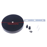 supports ronds blancs noirs vis fixation moderne objets suspension mur