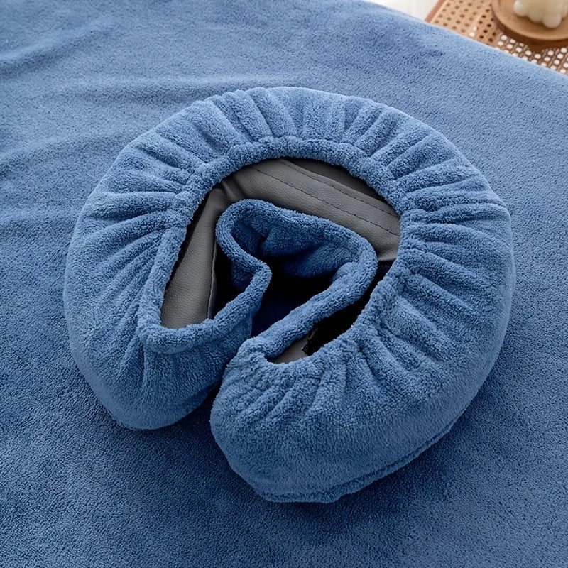 coussin voyage velours doux rose bleu gris confortable sans electricité relaxation