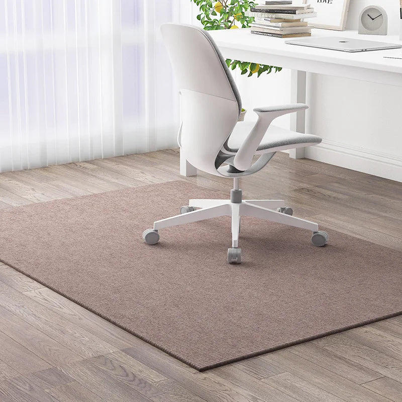 tapis sol intérieur moderne antidérapant tissé polyester gris bleu marron maison