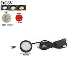 lumière led 10w 6w 3w usb 5v noir moderne adhésif câble usb autocollant 3m