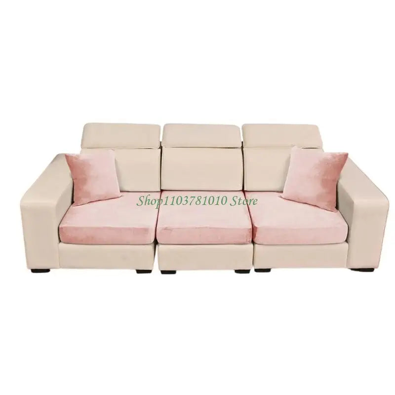 housses canapé velours 100% polyestère vert olive gris bleu marine marron moderne printemps été