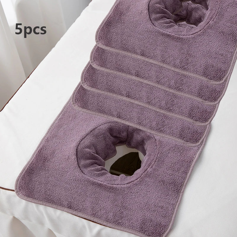 serviettes toilette microfibre douce gris blanc rose bleu marron opaques modernes visage relaxation spa