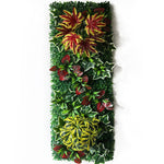 plante artificielle décorative fleurs rouges blanches jardin intérieur extérieur
