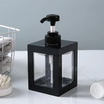 distributeur savon liquide orange blanc noir transparent moderne minimaliste 750ml 1000ml 500ml Pompe conteneur
