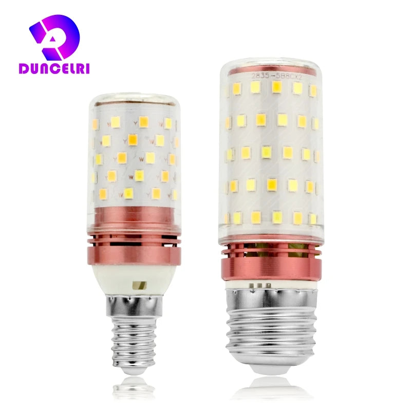 ampoules led e14 e27 carrés dorés fond blanc moderne blanc chaud doré
