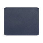 tapis souris cuir bleu marine noir rose clair gris marron vert clair uni minimaliste