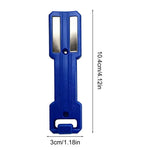 porte aérosols magnétique bleu support mural imperméable stockage salle bain organisation pratique double