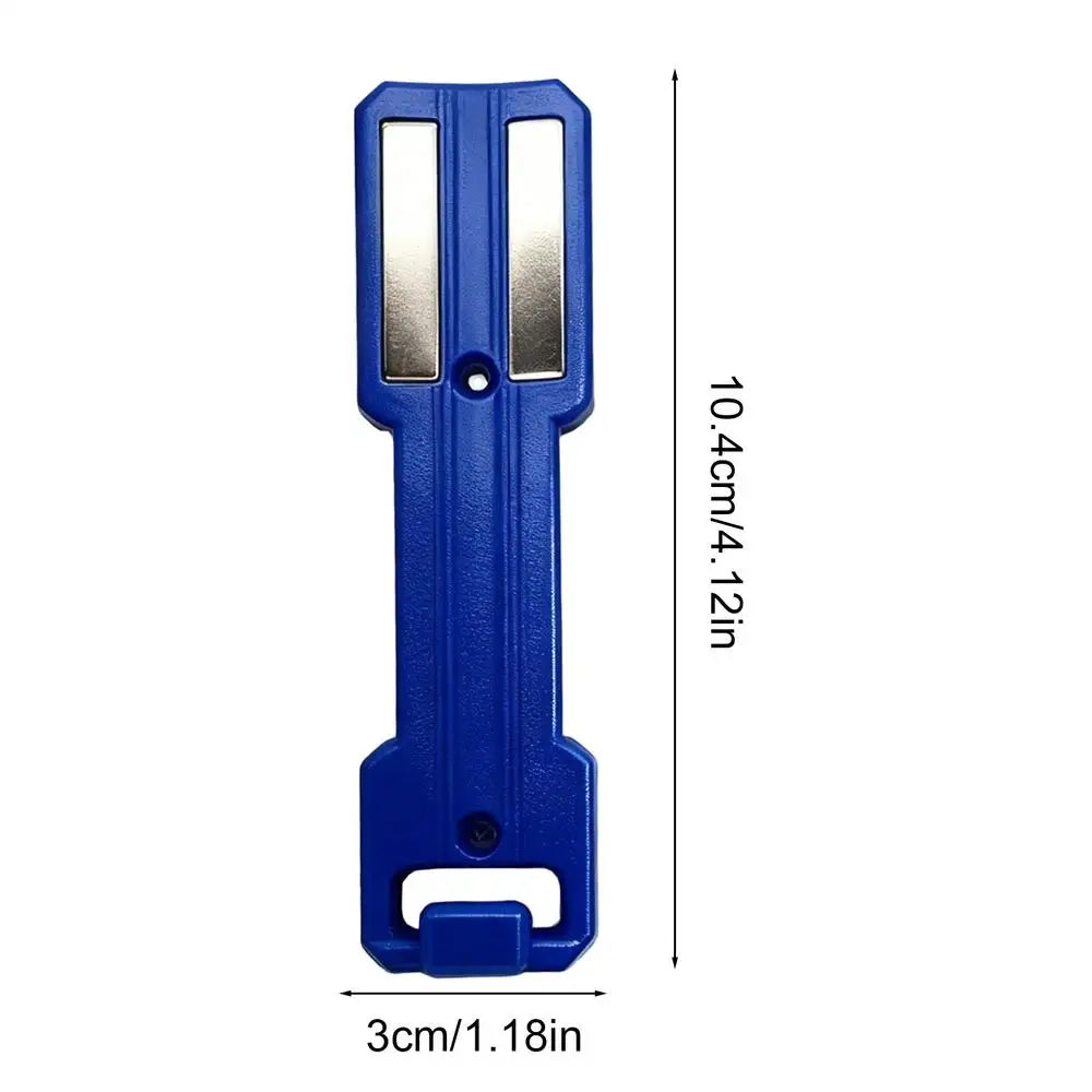 porte aérosols magnétique bleu support mural imperméable stockage salle bain organisation pratique double