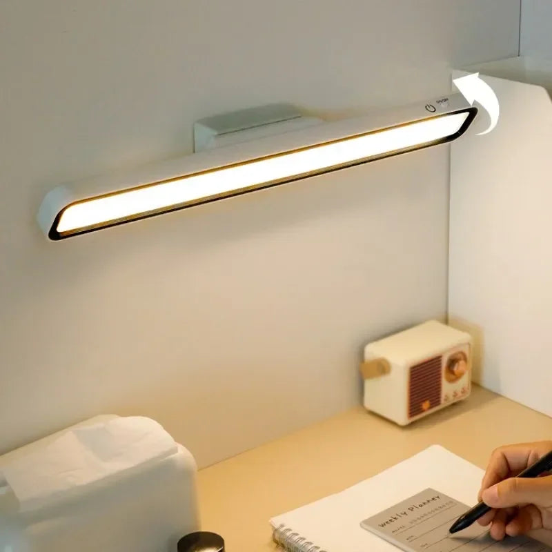 lampe led table rechargeable batterie lithium blanc moderne minimaliste adhésive gradation continue