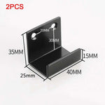 support mural moderne noir gris rose pâle mat robuste multifonctionnel fixations carreaux miroirs