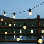 support led e27 extérieur étanche or noir blanc moderne clips câbles connecteurs