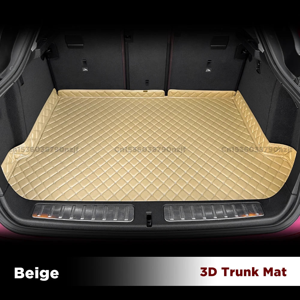 tapis sol coffre cuir mercedes benz ml w164 2008 2011 luxe noir