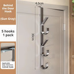 porte sacs mural blanc adhésif griffes moderne minimaliste PVC